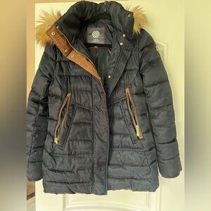 Vince Camuto Women Small Navy Blue Jacket